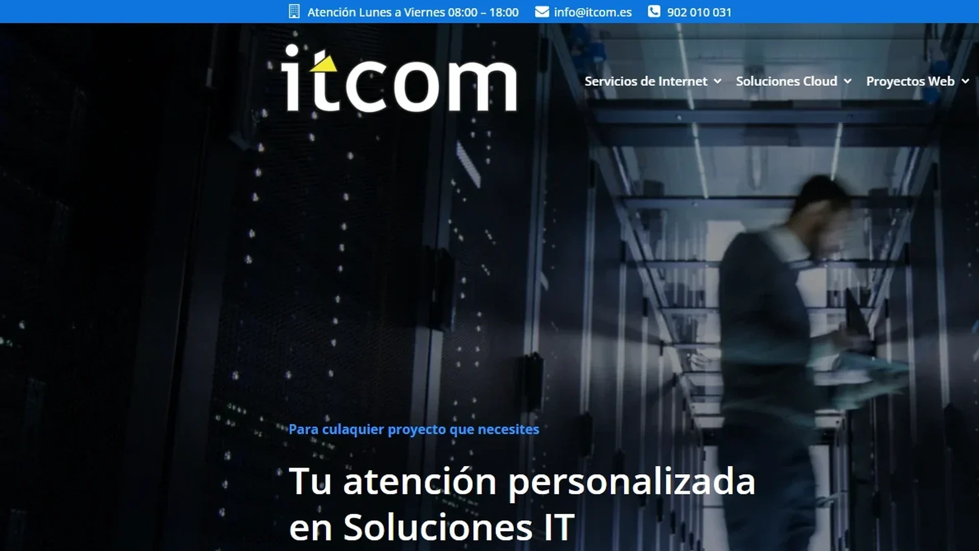Sitio web de ITCOM